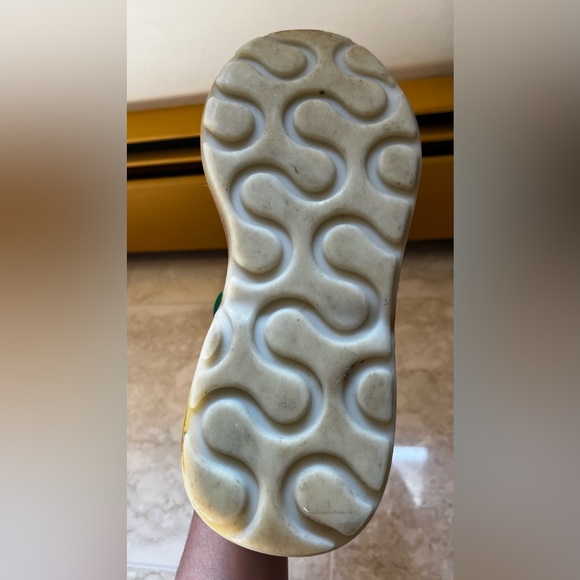 STELLA MCCARTNEY Metallic Rose Gold Faux Leather Eclypse Sneakers - Size IT 39 - Picture 7 of 11